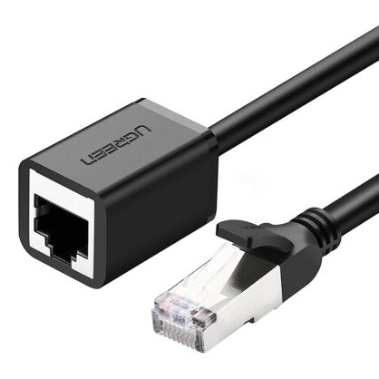 Kabel UGREEN NW112 Cat6 3m przedłużacz RJ45 FTP (czarny)