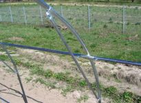Tunel foliowy metalowy (ocynk) 12x3,85x2,05 m z folią 5-sezonową UV-5 - 10