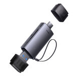 Czytnik kart pamięci BASEUS Lite Series SD/TF USB-A+USB-C (szary) - 3