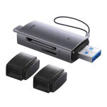 Czytnik kart pamięci BASEUS Lite Series SD/TF USB-A+USB-C (szary) - 4
