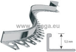 Profil aluminiowy podłogowy łukowy 12mm 3mb poler