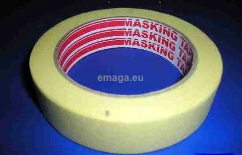 Taśma malarska papierowa/żółta 38mm 24szt.