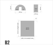 Folia na tunel B2 2x2,2x1,9m UV4 z wgrzanymi sznurkami komplet - 4