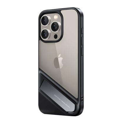Etui ze stojakiem UGREEN LP740 iPhone 15 Pro Max (czarne)