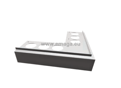 Nz90°PRIAMY narożnik zewnętrzny do profilu PRIAMY FLEXI aluminium