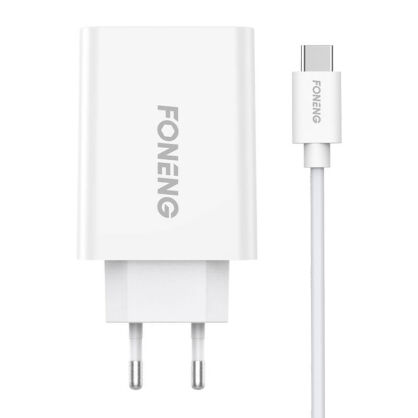 Ładowarka sieciowa FONENG EU43 10.5W + kabel USB-USB-C