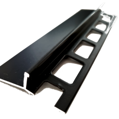 Profil aluminiowy balkonowy 44mm 3m - okapnik lakierowany czarny