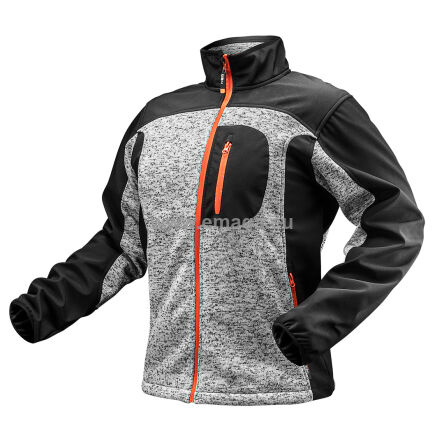 Bluza dziana wzmacniana tkaniną softshell, rozmiar XXL