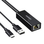 Adapter UGREEN CR110 USB-C-RJ45 100Mb/s (czarny) - 2