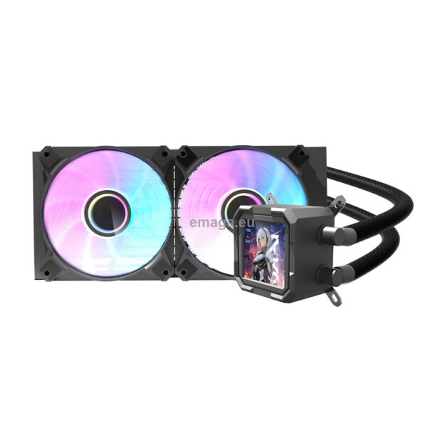Chłodzenie wodne CPU DARKFLASH DV240S 120mm (czarne)