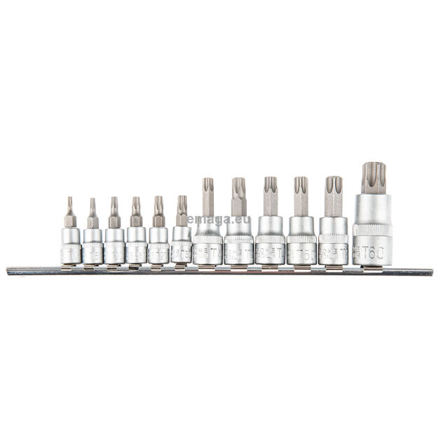 Bity Torx na nasadce 1/4, 3/8, 1/2