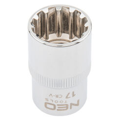 Nasadka Spline 1/2", 17 mm