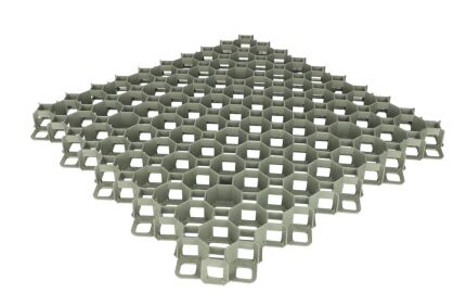 Płyta kratka trawnikowa kolor zielony khaki 60x60x4cm 69,3m2 192szt