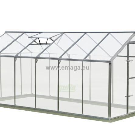 Szklarnia aluminiowa 2,30 x 4,48m Gutta Gartentec F6 z poliwęglanu 6mm