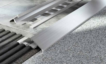 Profil aluminiowy najazdowy ukośny H=10mm L=2,5m pakiet 10szt.