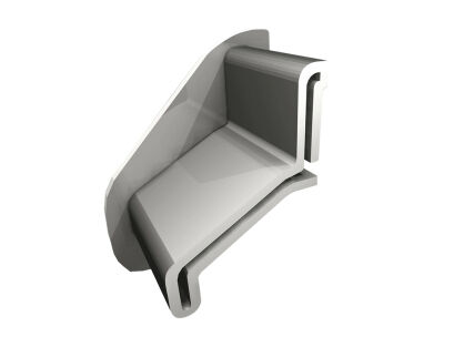 OP30/40 Odbojnik przyścienny (komplet lewy + prawy) brązowy RAL 8019