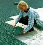 Płyta kratka trawnikowa - panel trawnikowy - krata do trawników 50 cm x 50 cm x 4 cm - 5