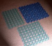 Płyta kratka trawnikowa - panel trawnikowy - krata do trawników 50 cm x 50 cm x 4 cm - 6