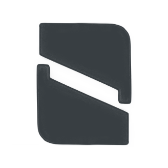  Odbojnik przyścienny (komplet lewy + prawy) do profila DRIP grafit RAL7016