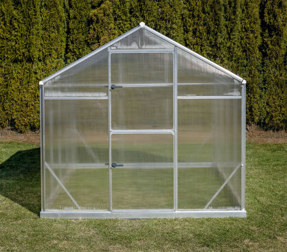 Szklarnia Sanus L-7 wymiar 2,2x2,9m H=2,10m 6,5m2 poliwęglan 6mm