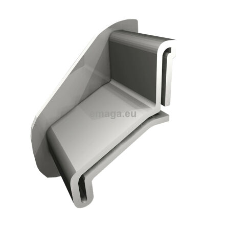 OP30/40 Odbojnik przyścienny (komplet lewy + prawy) grafitowy RAL 7024