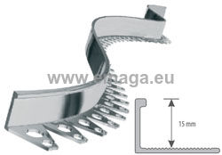 Profil aluminiowy podłogowy łukowy 15mm 2mb