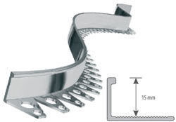 Profil aluminiowy podłogowy łukowy 15mm 2mb