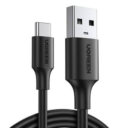 Kabel UGREEN US287 USB-A-USB-C 1.5m (czarny)