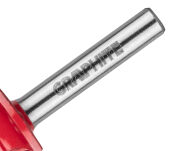 Frez kształtowy z łożyskiem, ozdobny, HM, 28.6 x 11.7 mm, trzpień 6 mm - 2