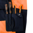 Spodnie robocze ostrzegawcze softshell, pomarańczowe, rozmiar S - 5