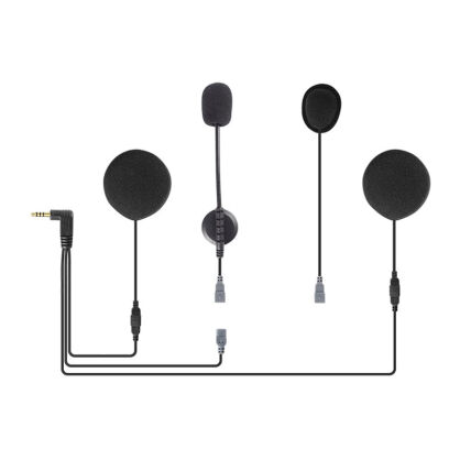 Zestaw słuchawkowy do kasku motocyklowego z wtyczką 3,5 mm do interkomu Q7 EJEAS HIFI-M2