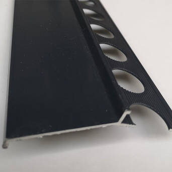 Profil aluminiowy balkonowy 85mm 3m - okapnik lakierowany grafitowy RAL7016