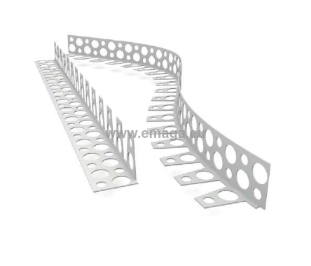 Narożnik PCV łukowy 25x25mm L=3mb 50szt.