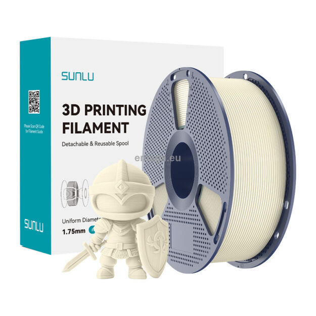 Filament SUNLU PLA+ 1.75mm 1kg (kość słoniowa)