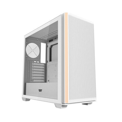 Obudowa komputerowa DARKFLASH DS900WS ATX bez wentylatorów (biała)