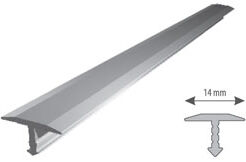 Profil aluminiowy do glazury AL "T" 14mm wąska L=2,5m anodowany złoto