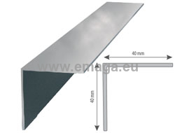 Profil aluminiowy do glazury kątownik 40/40 L=2,5m anodowany brąz