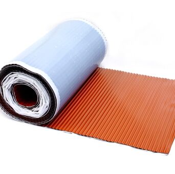 Taśma kominowa aluminiowa plisowana