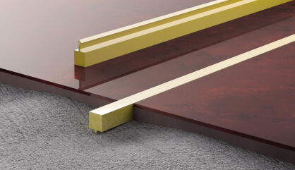 Profil mosiężny fugowy kwadratowy 5mm 2,5mb