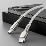 Kabel BASEUS Cafule USB-C-Lightning 1m (biały) - 11