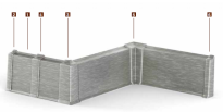 Listwa przypodłogowa NG62 H=62cm L=2,5m - 32szt. - 3