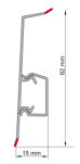 Listwa przypodłogowa NG62 H=62cm L=2,5m - 32szt. - 2