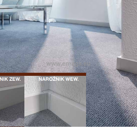 Listwa przypodłogowa NG62 H=62cm L=2,5m - 32szt.