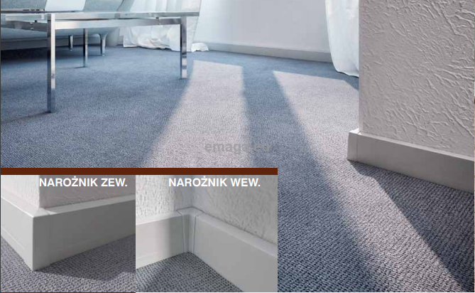 Listwa przypodłogowa NG62 H=62cm L=2,5m - 32szt.
