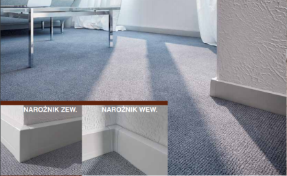 Listwa przypodłogowa NG62 H=62cm L=2,5m - 32szt.