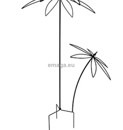 Kwietnik metalowy Palma