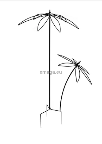 Kwietnik metalowy Palma