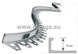 Profil aluminiowy podłogowy łukowy 10mm 2,5mb poler