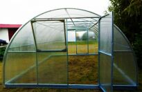 Szklarnia Primus 4x18m 72m2 H=230cm poliwęglan 4mm - 2