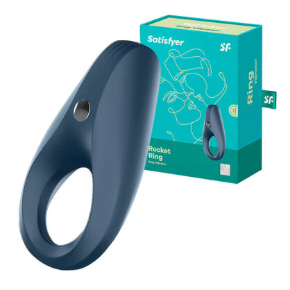 Pierścień wibrujący SATISFYER Rocket Ring (granatowy)